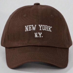 Gorra New York Marrón