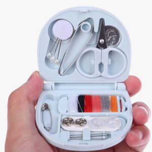 Set mini kit de costura celeste