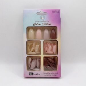 Uñas postizas- 96 piezas- 1