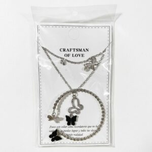 Set pulsera, collar y aros -2