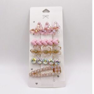 Set x5 prensas rosas