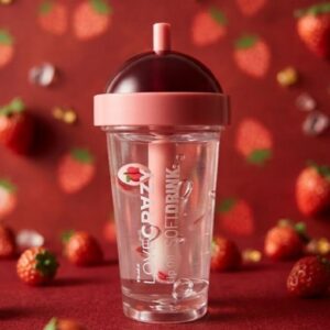 Brillo labial hidratante con aroma frutal